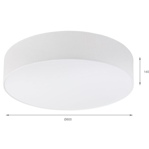  Brilagi - LED plafonsko svetlo SIRIJA 4xE27/60W/230V prečnik 60 cm bela Slike