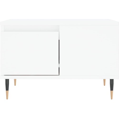  Stolić za kavu bijeli 55 x 55 x 36,5 cm od konstruiranog drva Slike