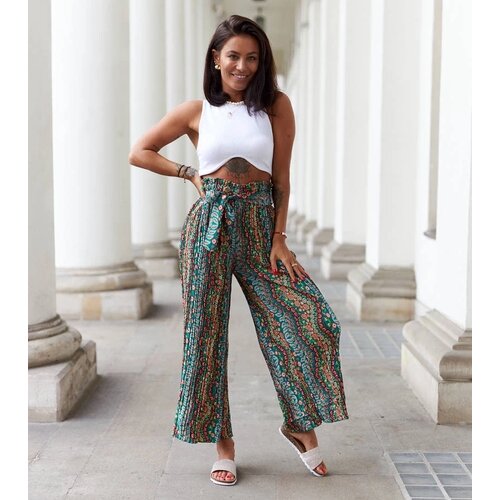 UR/CEO Green wide pleated pants Archimede Cijene