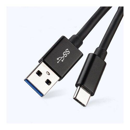 X Wave USB kabl TIP-C/USB 3.0 (tip A-muški) -USB 3.1 (TIP C-muški)/dužina 2m/crni pvc ( USB TIP-C 2m black pvc ) USB TIP-C 2m black pvc Slike