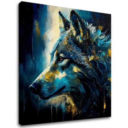 Dekorativna slika na platnu - PREMIUM ART - Wilderness in Wolf Eyes ()