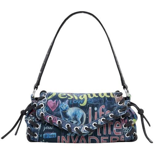 Desigual Ročne torbice BAG_PIZZICATO ZARAU 25WAXD22 Črna Cene
