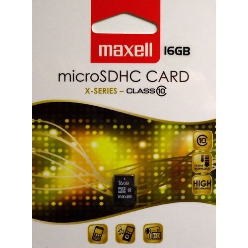 Maxell micro sdhc 16gb x-series+adapter, class 10 Cene