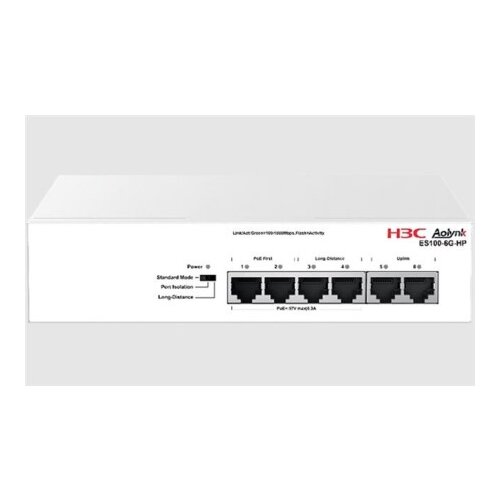 H3C aolynk ES100-6G-HP ethernet switch 6 x 1G ports, ac Cene
