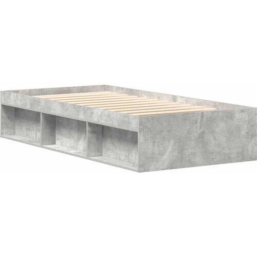  Okvir kreveta siva boja betona 90 x 190 cm Slike