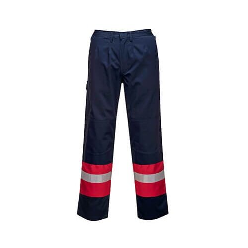 PORTWEST Radne pantalone Bizflame FR56/ teget/crvena Cene