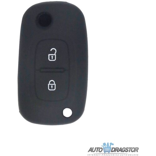 888 Car Accessories silikonska navlaka za ključeve crna renault APT1010.06.B Slike