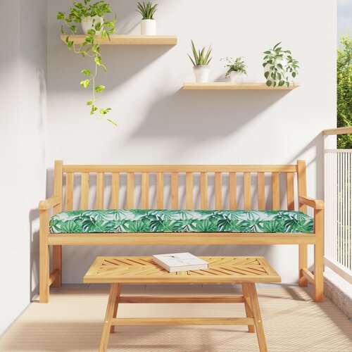 vidaXL Zunanja blazina Zelena Poliester 180 x 40 x 8 cm Cene