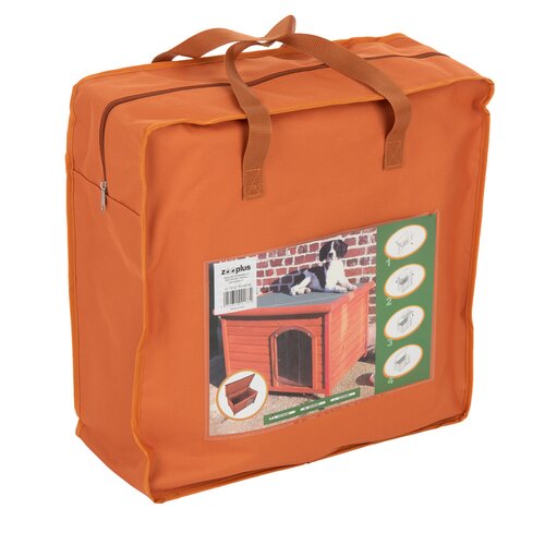 zooplus Woody kućica za pse s ravnim krovom - Izolacija za veličinu S-M: Š 75 x Dub 48 x V 43 cm Cijene