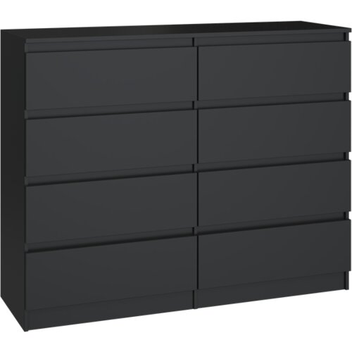  Komoda Malwa M8/120, ČRNA, (21560257) Cene