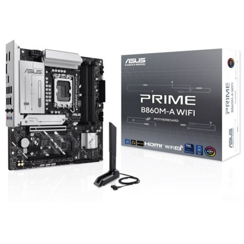 Asus Prime B860M-A WiFi LGA1851 mATX osnovna plo&scaron;ča Cene