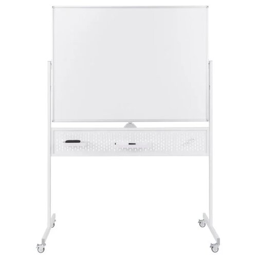  Dvostrana mobilna bijela tabla s pegboardom, kotačićima i stalkom, dim. 120 x 90 cm Cijene