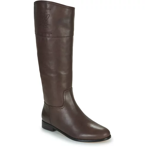 Polo Ralph Lauren JUSTINE-BOOTS-TALL BOOT Smeđa