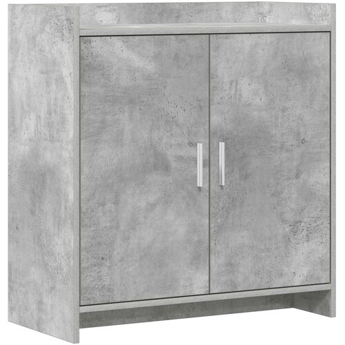vidaXL Strani &scaron;al Betonsko siva 72 x 36 x 80 cm Inženirski les, (5000253271) Cene