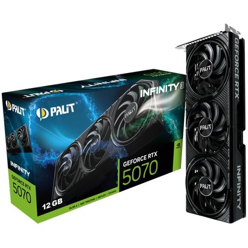 Palit VGA 5070 Infinity 3 12GB 12GB GDDR7, 192-bit, 3x DP, 1x HDMI Cijene