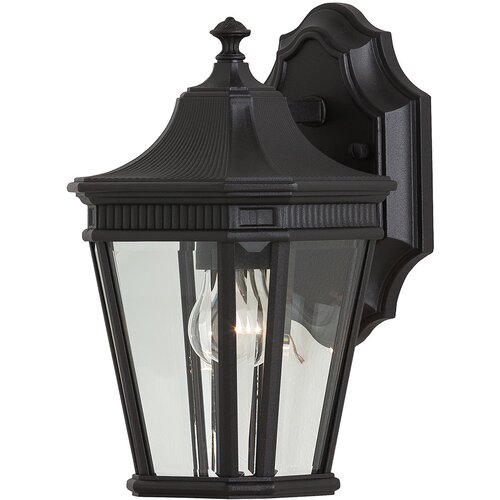 Elstead Lighting Elstead Cotswold Lane Zunanja majhna stenska svetilka, 1 luč, črna, IP44, E27, (22099867) Cene