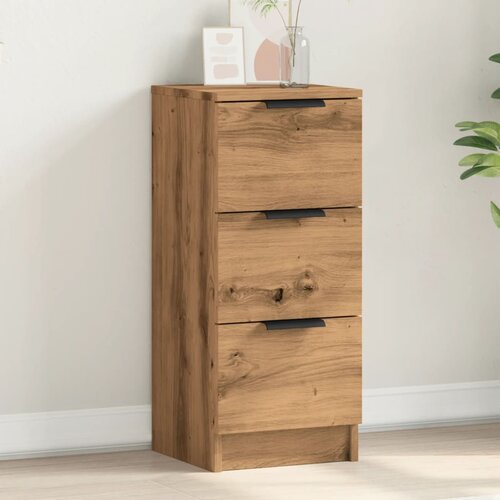 VidaXL Komoda Artisan hrast 30x30x70 cm izrađeno drvo Slike
