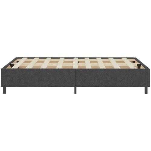 Box spring okvir za krevet od tkanine sivi 120 x 200 cm Slike