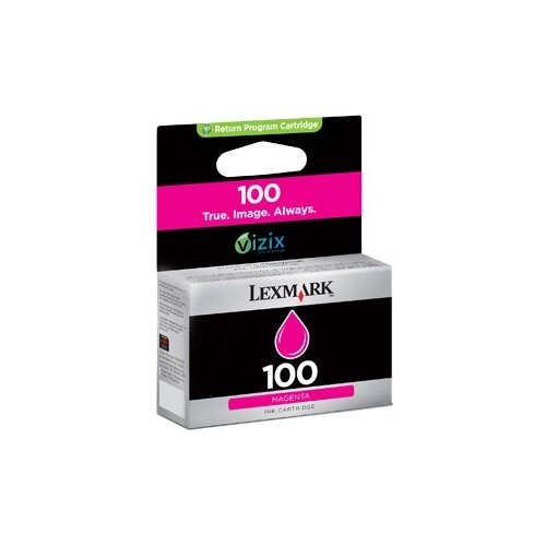  Kartu&amp;scaron;a Lexmark 100 rdeča/magenta (14N0901E) - original Slike