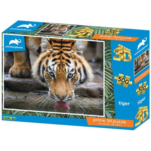 3D - Tigar 500 kos 61x46cm Animal planet Slike