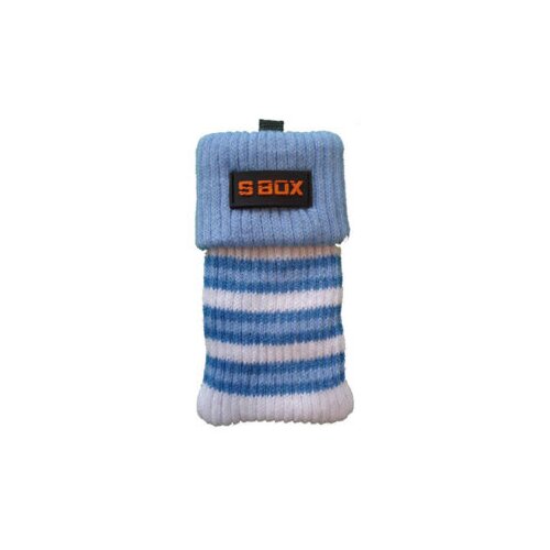  Čarapica za mobilni telefon SBOX MCF-S13 plavo-bijela 65x100mm Slike
