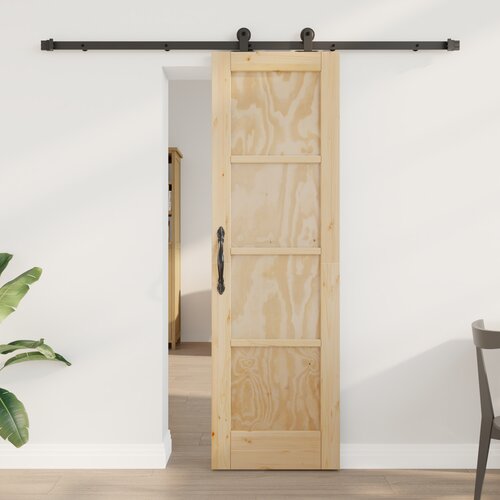 vidaXL Drsna vrata 61x198.5 cm Masiven les iz borovine, Notranja vrata 'ORKDAL'61x198.5 cm Masiven les iz borovine Cene