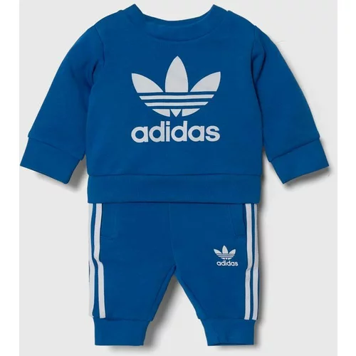 Adidas Trenirka za dojenčka mornarsko modra barva