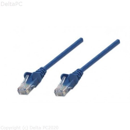 Intellinet patch kabel 0.25m Cat.6 UTP PVC plavi Slike