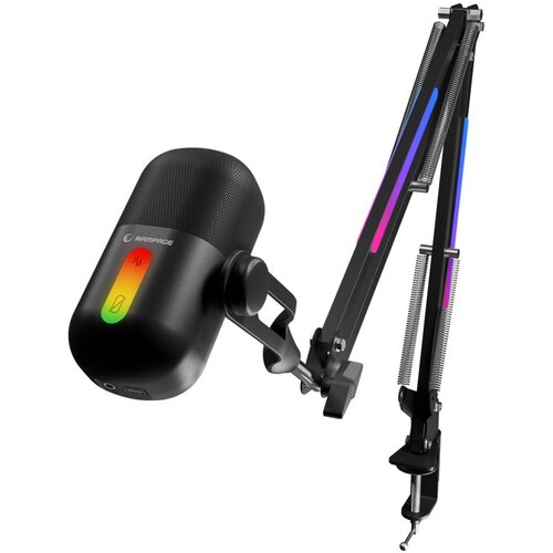  Mikrofon gaming RAMPAGE ARPEJ Black RGB Stand... Cijene