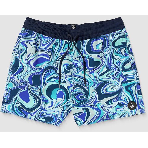 Volcom Lido Print Trunk 16 Boardshorts navy Cene