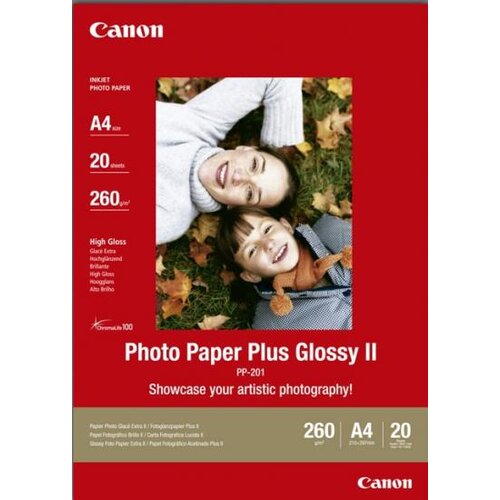 Canon Foto papir PP-201, A4, 20 listov, 260 gramov Slike