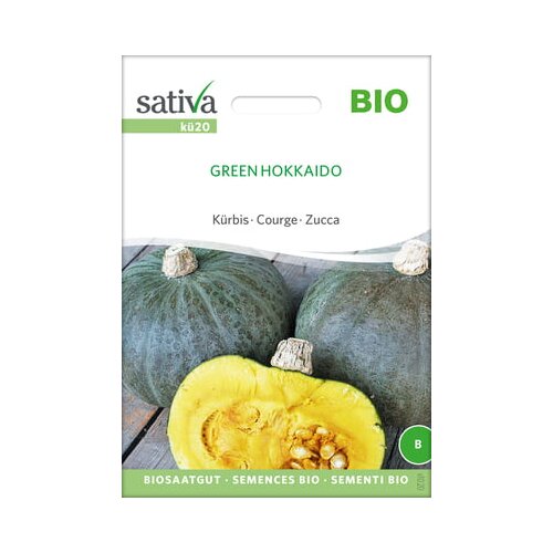 Sativa Bio buča &amp;quot;Green Hokkaido&amp;quot; Slike