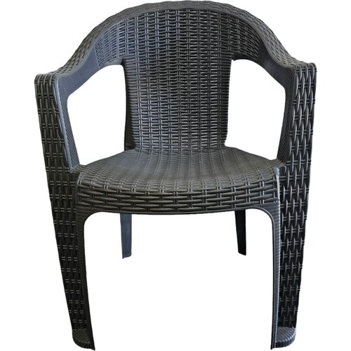 Mobilya stolica Behram antracit rattan Cene