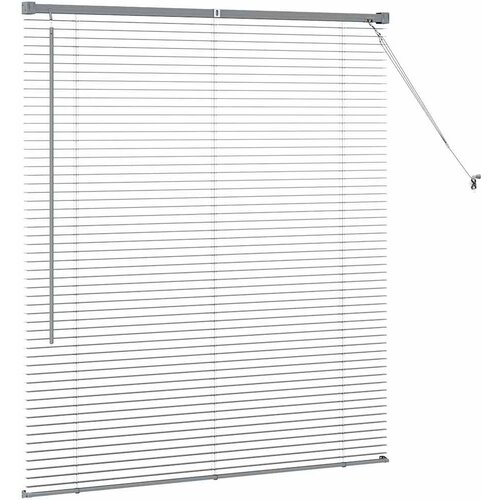  Venecijanski zastore Tamno siva 130 x 115 cm Aluminij Slike