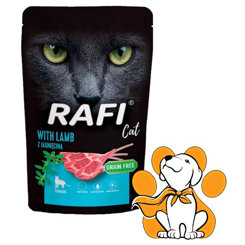 Rafi Cat Sterilised Grain Free Lamb 100g, Vlažna Hrana Za Sterilisane Mačke Cene