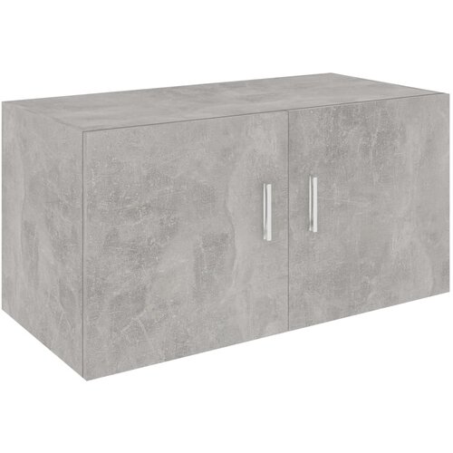 Maison Chic Stenska omarica - Zidna omarica betonsko siva 80x39x40 cm inženirski les iu355, (22063299) Cene