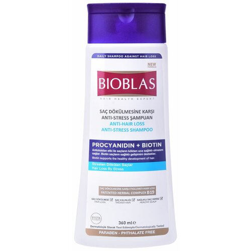 DERMA COS - BIOTA biobalans antistres šampon protiv opadanja kose, procijanidin i biotin, 360 ml Slike