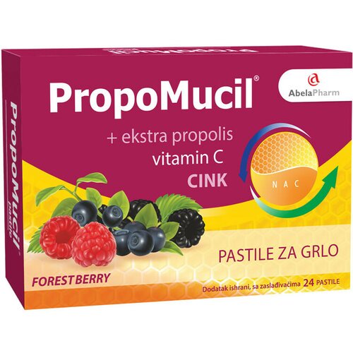 PropoMucil PropoMucil® pastile šumsko voće, 24 pastile Cene
