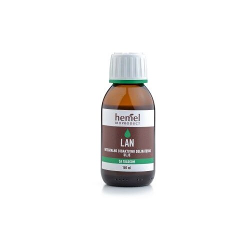 Hemel Sporo hladno ceđeno integralno ulje sa talogom Lan 100ml Slike