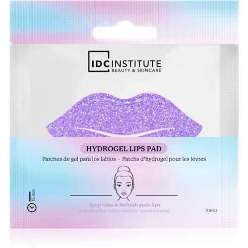 IDC INSTITUTE Glitter Lip Purple hidrogelna maska ​​za ustnice 1 kos Cene