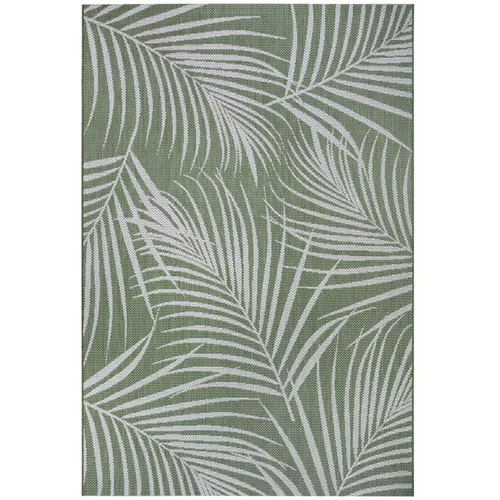 Ragami zeleni vanjski tepih Flora, 120 x 170 cm