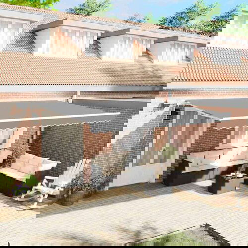 Nadstrešnica Ručna Bijelo 5 x 3 m Metal Cijene