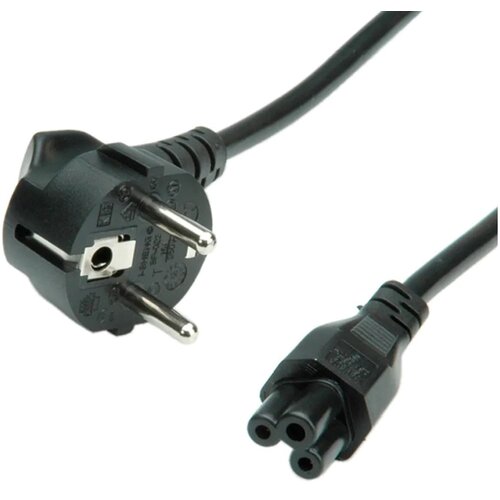 Roline VALUE naponski kabel 3-polni, ravni Compaq IEC320 C5, 1.8m crni Cijene