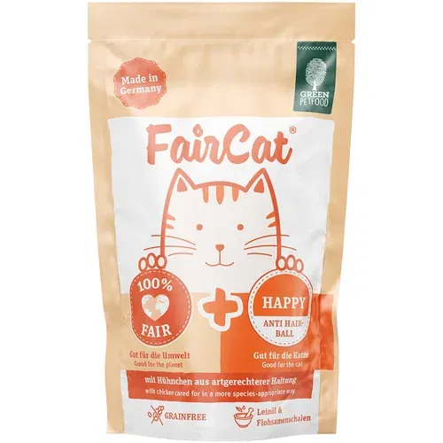 Green Petfood FairCat mokra hrana u vrećicama Happy (16 x 85 g)