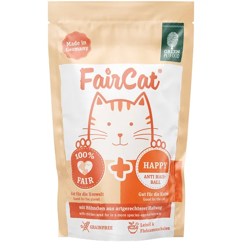 Green Petfood FairCat mokra hrana u vrećicama Happy (16 x 85 g)