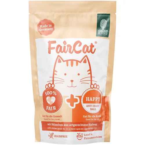 Green Petfood FairCat mokra hrana v vrečkah Happy 8 x 85 g