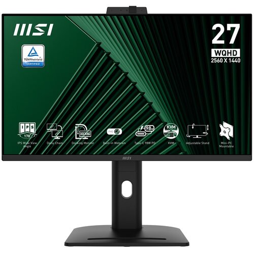 MSI PRO MP275QPDG LCD zaslon Energetska učinkovitost 2021 F (A - G) 68.6 cm (27 palac) 2560 x 1440 piksel 16:9 4 ms Disp Cijene