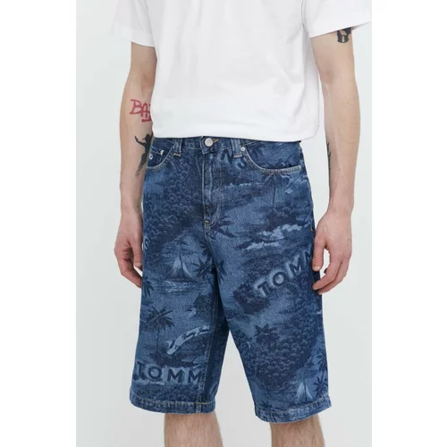 Tommy Jeans Jeans kratke hlače moški, mornarsko modra barva