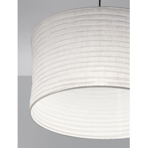 Nova Luce Bela lanena viseča svetilka &amp;oslash; 50 cm Linnet &amp;ndash; Slike