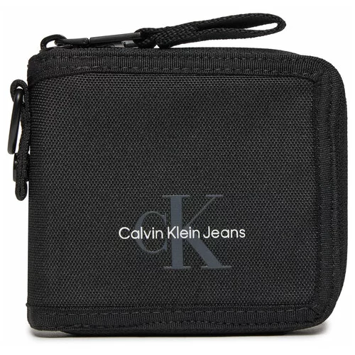 Calvin Klein Jeans Majhna moška denarnica Sport Essentials Compact Zip Ut K50K510774 Črna